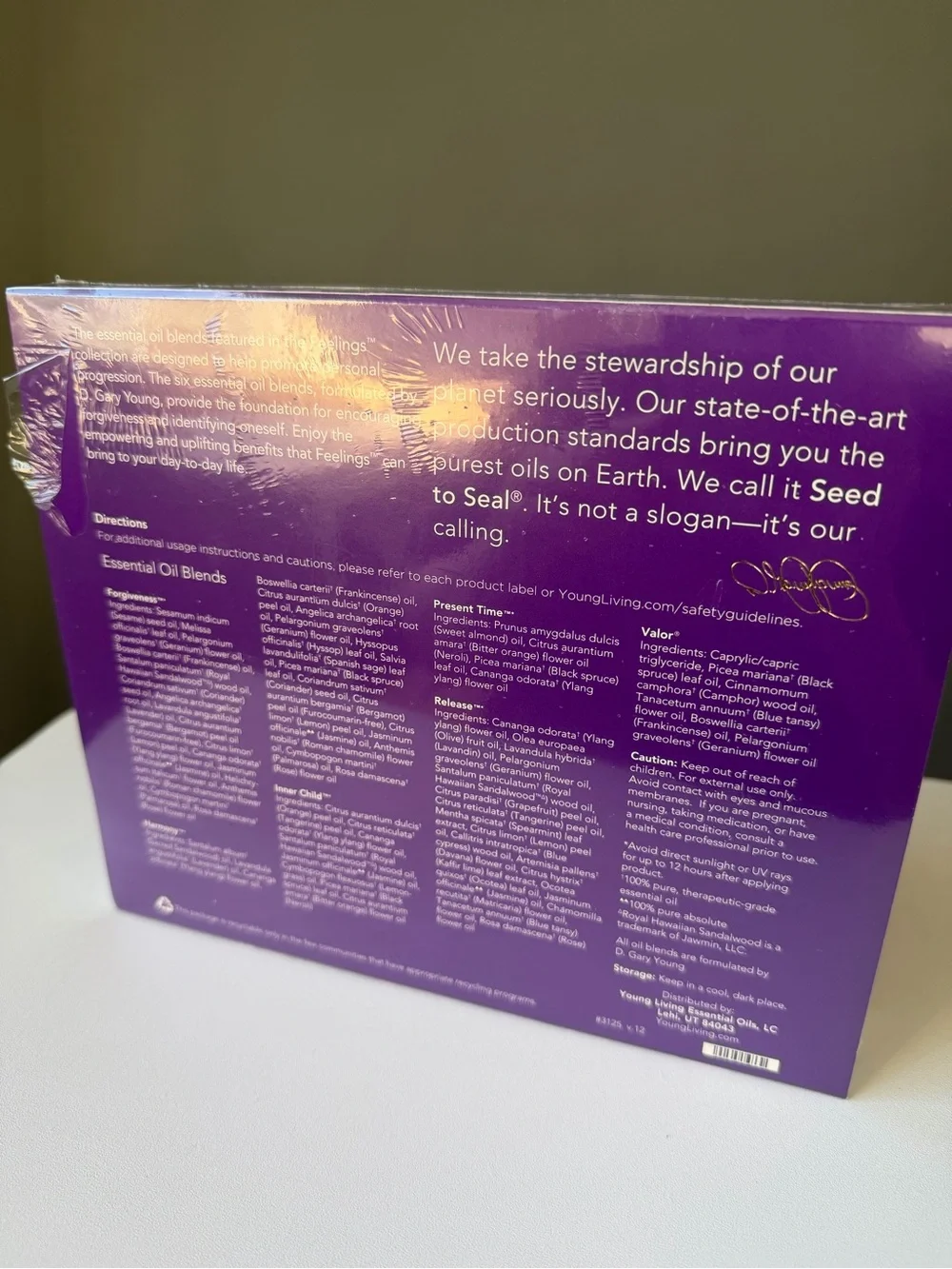 Young Living Feelings Essential Oil Set NIB